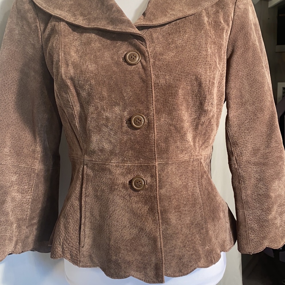 Bamboo Trader Suede Jacket. Size Medium. - image 3